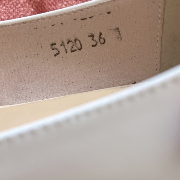 Handmade White Block Heels w/Faux Buckle, 2” Heel. Purchased for $90 on Etsy. - Picture 8 of 9